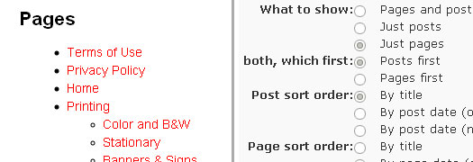 Dragon Design sitemap plugin screenshot
